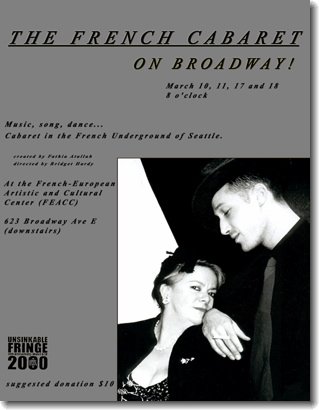 Fringe Cabaret Poster